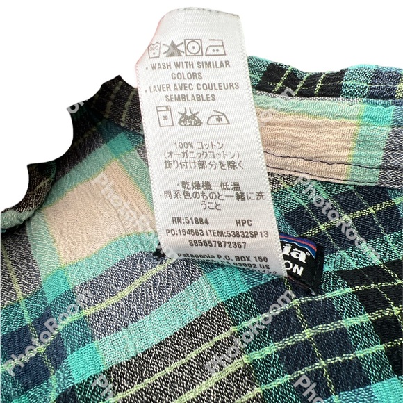 PATAGONIA ORGANIC COTTON EUC SZ M LIGHT WEIGHT LONG SLEEVE - Picture 7 of 7